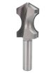 PLUNGECUT HAND GRIP 1/2R, 1 1/8CD , 7/8OP 1/2SH