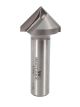 1CD 90 DEG V-GROOVE 1/2 PL, 1/2SH