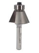 25 DEG EDGE BEVEL, 1/2CL, 1/4SH