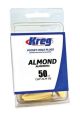 ALMOND PLUGS 50 CT