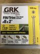 8X2 FINISH TRIM HEAD HANDYPAK (100/BOX)
