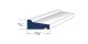 DRIP CAP PVC TRIM 16'