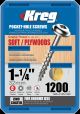 Kreg Zinc Pocket-Hole Screws - 32mm / 1.25