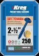 Kreg Blue-Kote™ Pocket-Hole Screws - 64mm / 2.50