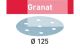 Sandpaper STF D125/8 P120 GR/10 Granat